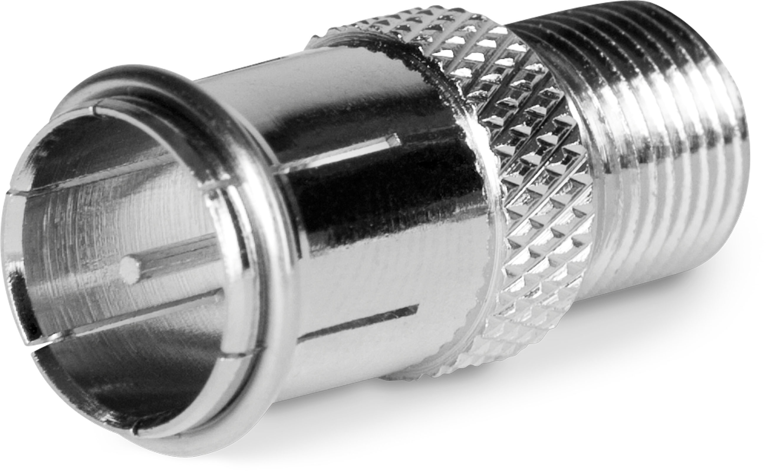 F-Schnellverbindungsstecker (50 Stk.) Frontal, Front